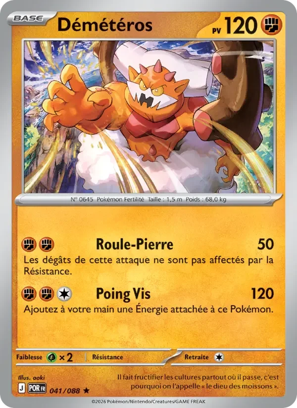 Carte Pokémon Démétéros — Équilibre Parfait