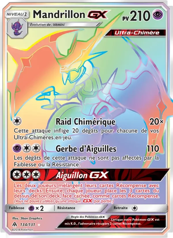 Carte Mandrillon GX
