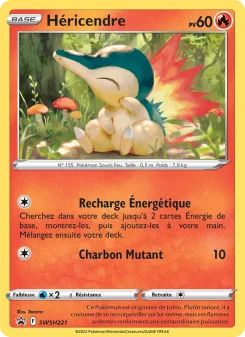 Carte Pokémon Héricendre — Promos Épée et Bouclier