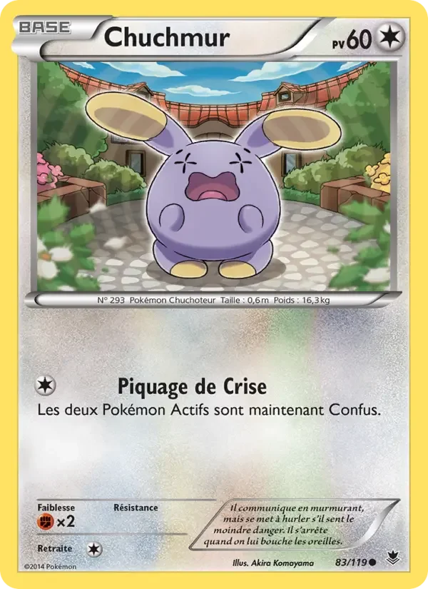 Carte Pokémon Chuchmur — Vigueur Spectrale