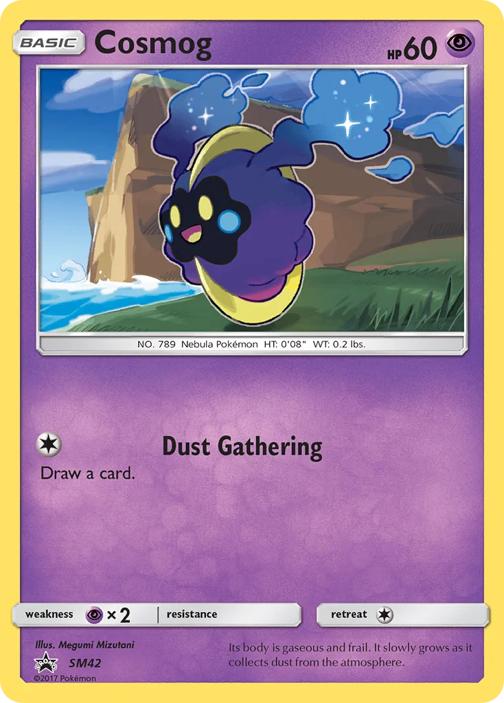 Carte Pokémon Cosmog — Promos Soleil et Lune