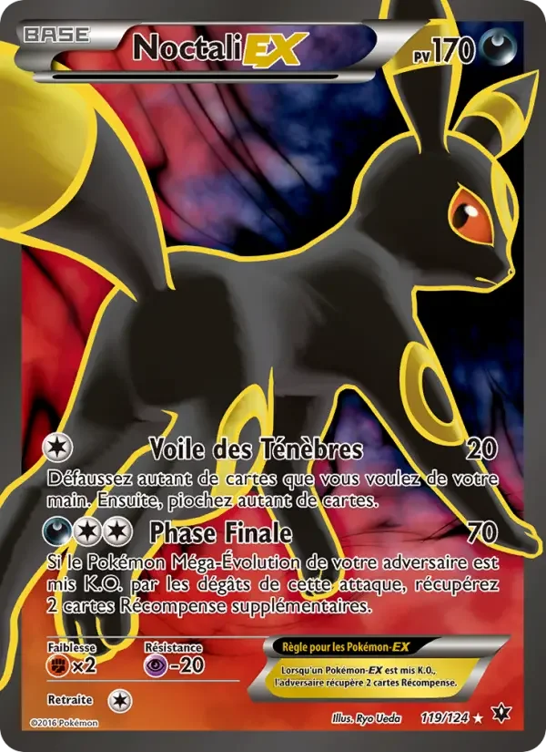 Carte Pokémon Noctali EX — Impact des Destins