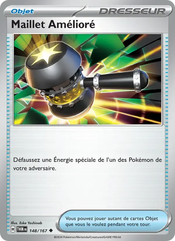 Carte Pokémon Maillet Amélioré — Mascarade Crépusculaire
