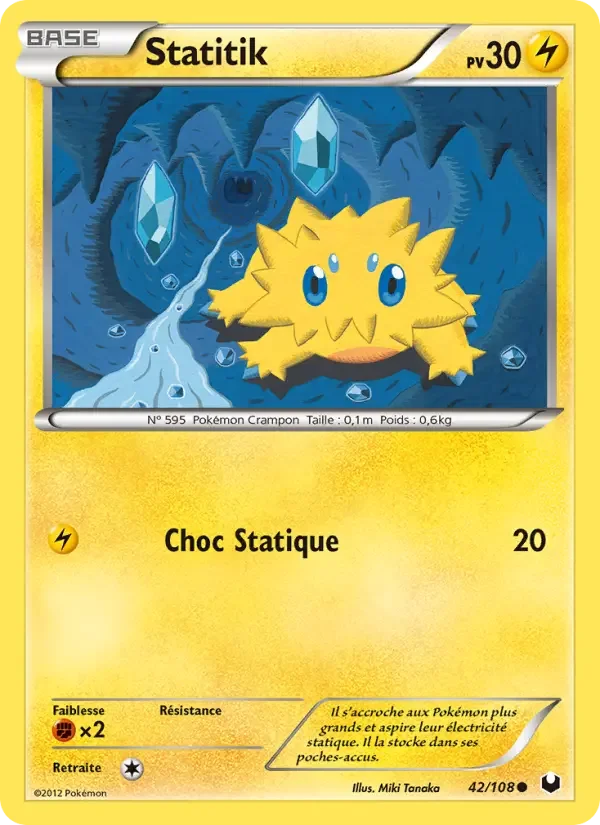 Carte Pokémon Statitik — Explorateurs Obscurs