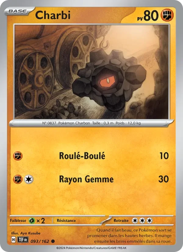 Carte Pokémon Charbi — Forces Temporelles