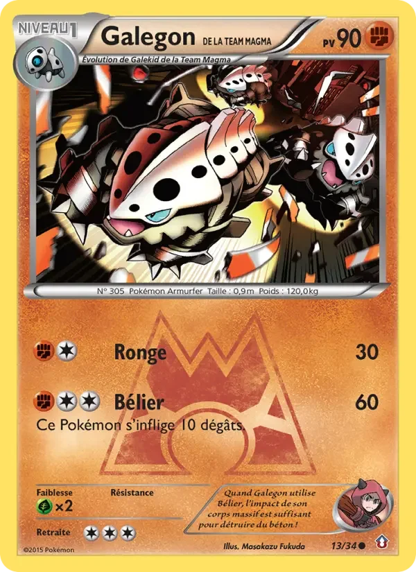 Carte Galegon de la Team Magma