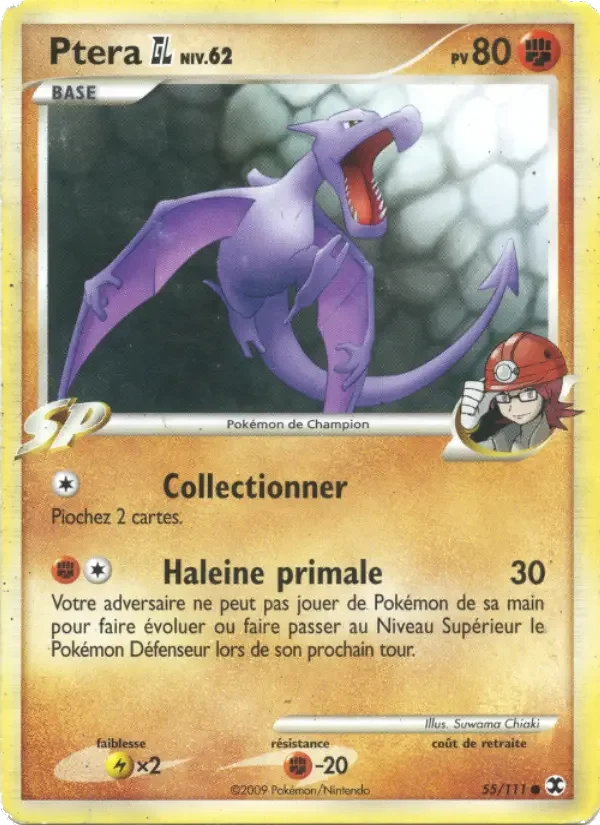 Carte Pokémon Ptera Niv. 62 — Rivaux Émergeants