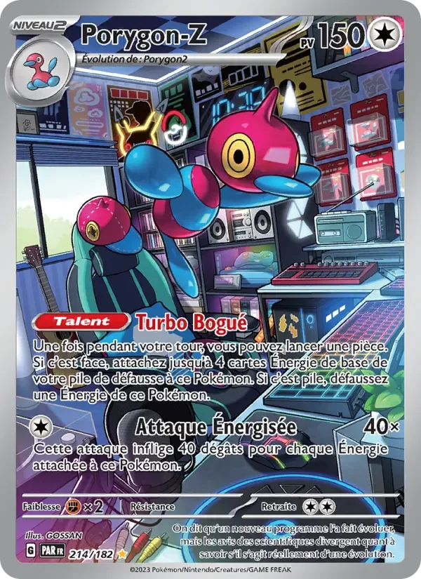Carte Pokémon Porygon-Z — Faille Paradoxe