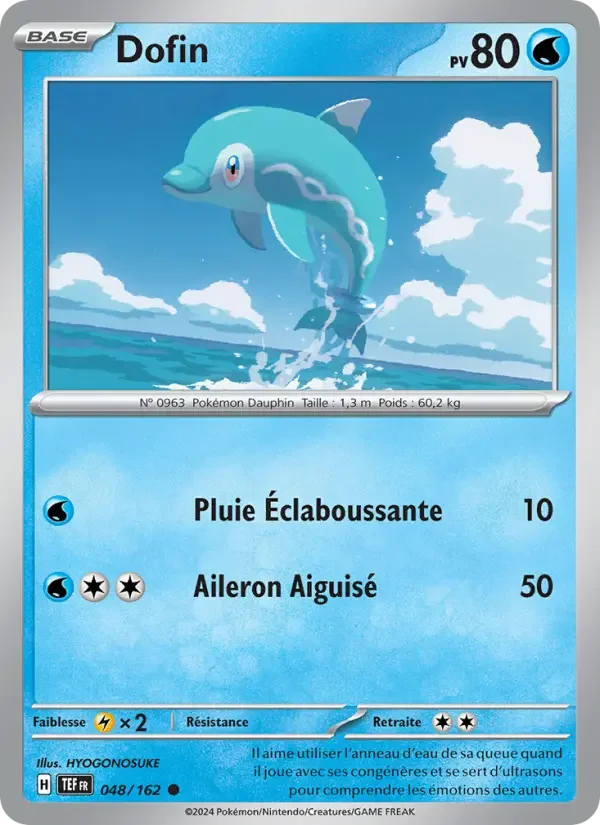 Carte Pokémon Dofin — Forces Temporelles