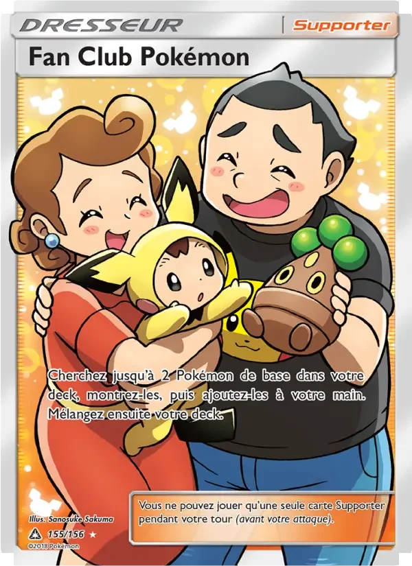 Carte Pokémon Fan Club Pokémon — Ultra-Prisme