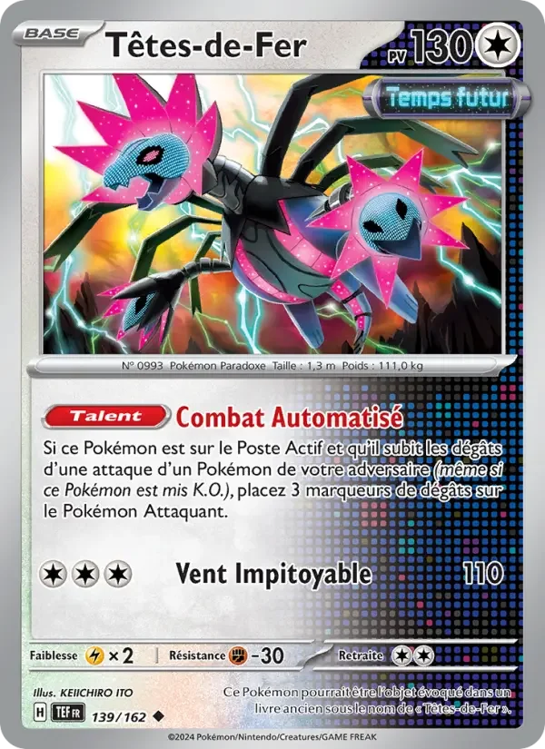 Carte Pokémon Têtes-de-Fer — Forces Temporelles