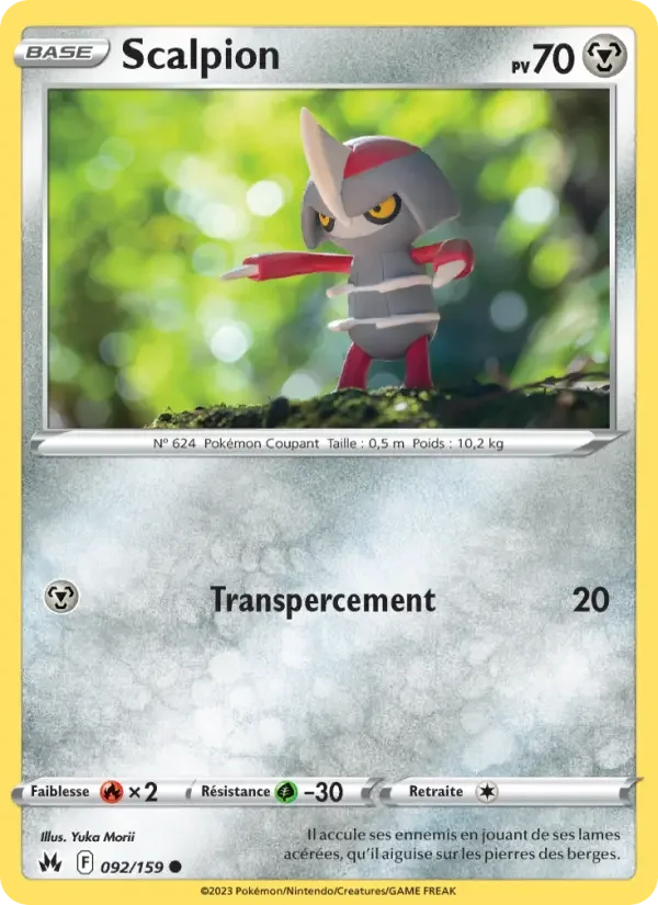 Carte Pokémon Scalpion — Zénith Suprême