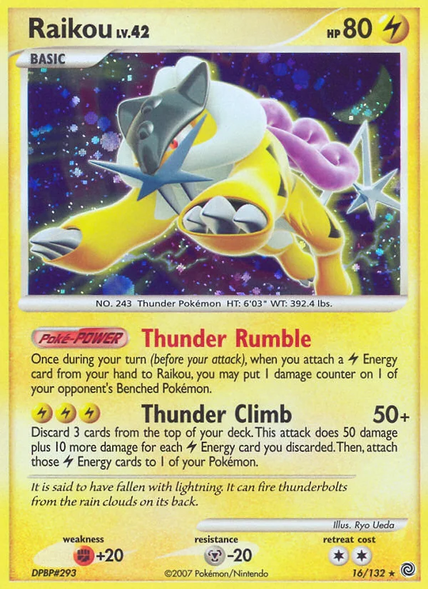 Carte Pokémon Raikou — Merveilles Secrètes