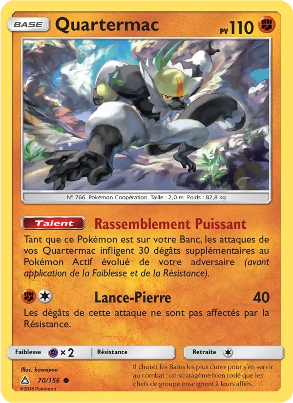 Carte Pokémon Quartermac — Ultra-Prisme