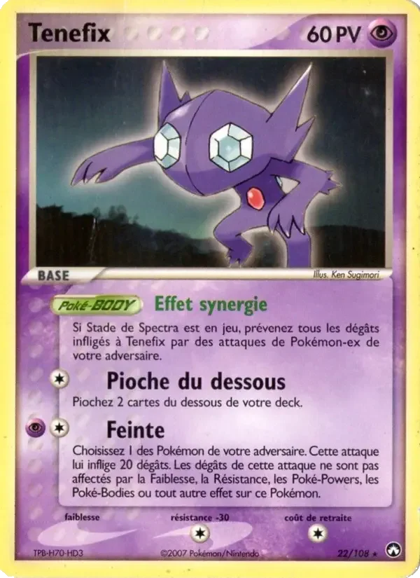 Carte Pokémon Tenefix — Gardiens du Pouvoir