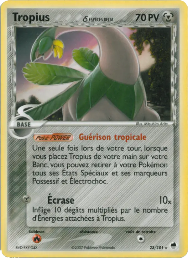 Carte Tropius δ