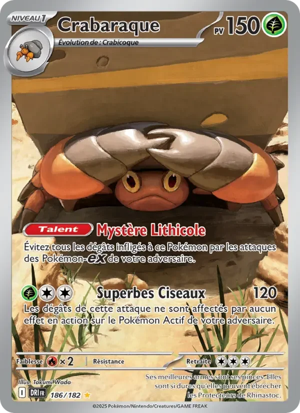 Carte Pokémon Crabaraque — Rivalités Destinées