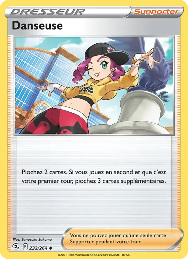 Carte Pokémon Danseuse — Poing de Fusion
