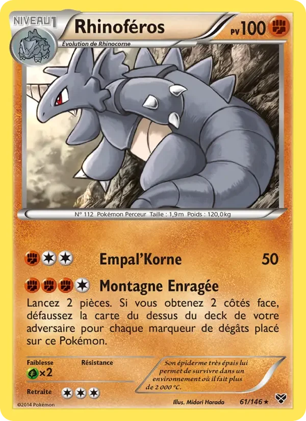 Carte Rhinoféros