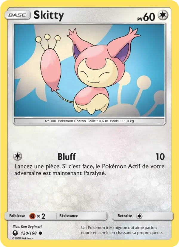 Carte Pokémon Skitty — Tempête Céleste