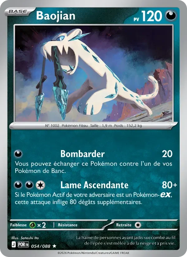 Carte Pokémon Baojian — Équilibre Parfait