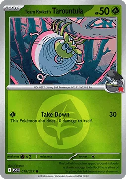 Carte Tissenboule de la Team Rocket