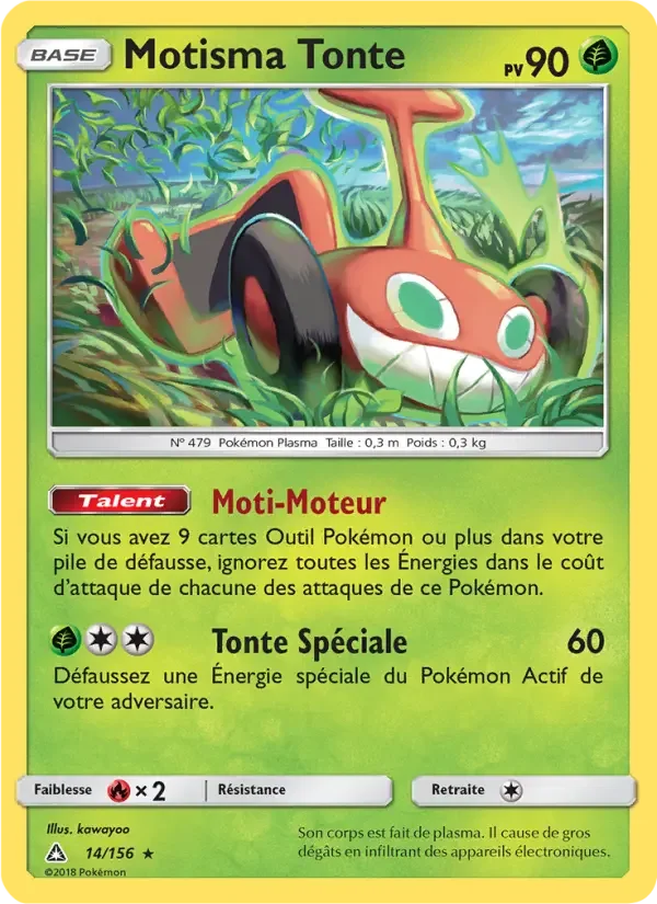 Carte Motisma Tonte
