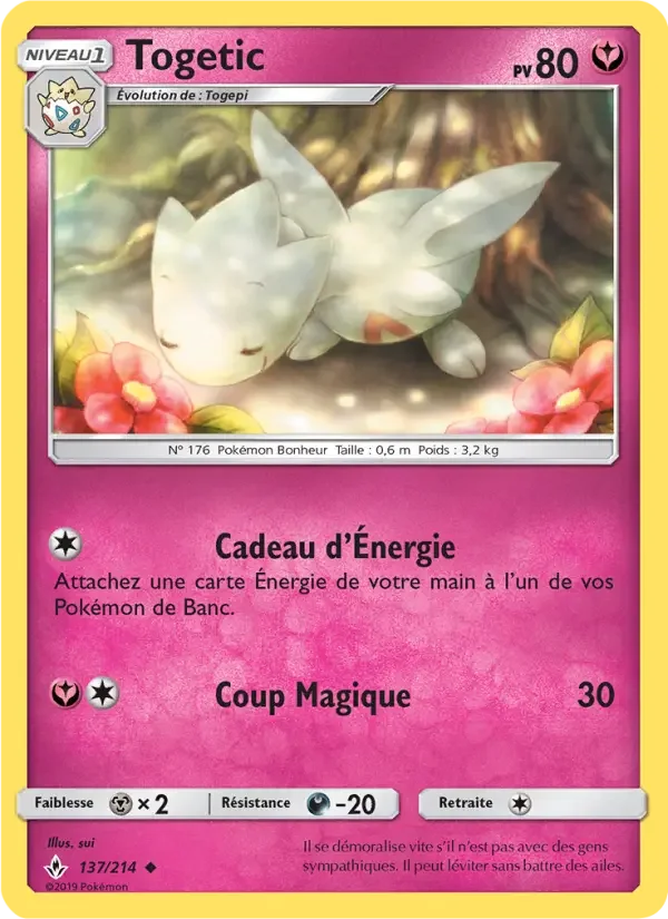 Carte Pokémon Togetic — Alliance Infaillible