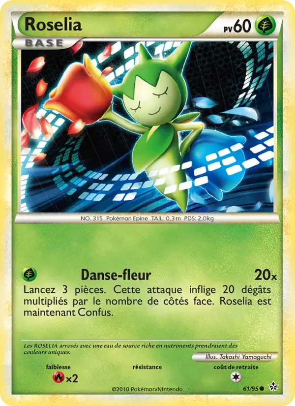 Carte Pokémon Roselia — Déchaînement