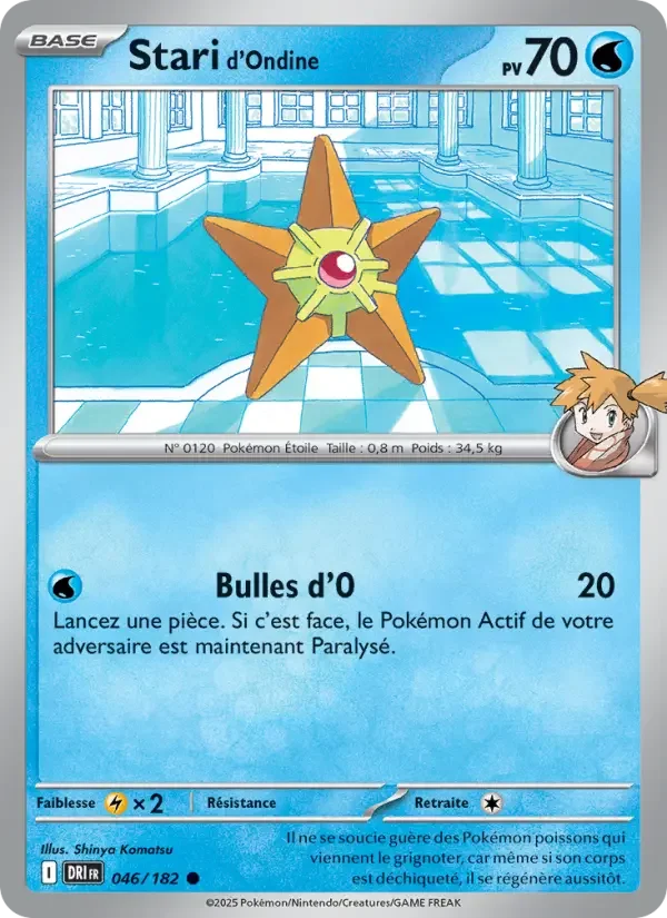 Carte Pokémon Stari d'Ondine — Rivalités Destinées