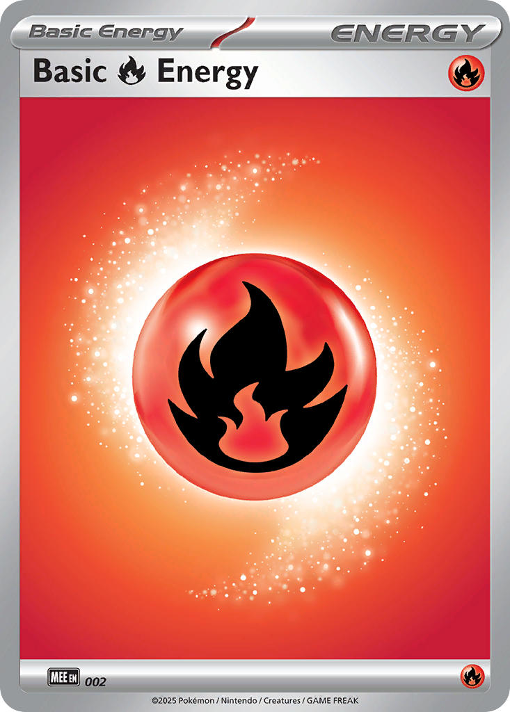 Carte Pokémon Énergie Feu — Énergies Méga-Évolution
