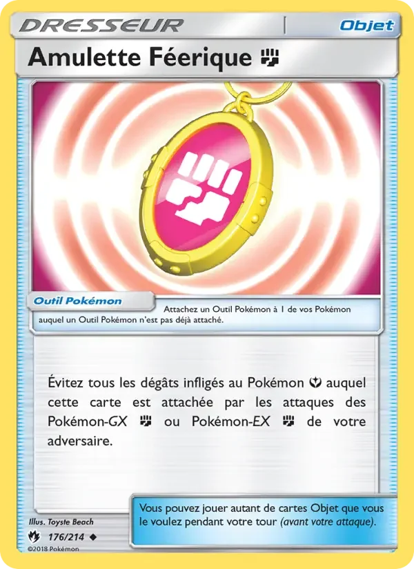 Carte Amulette Féerique Fighting