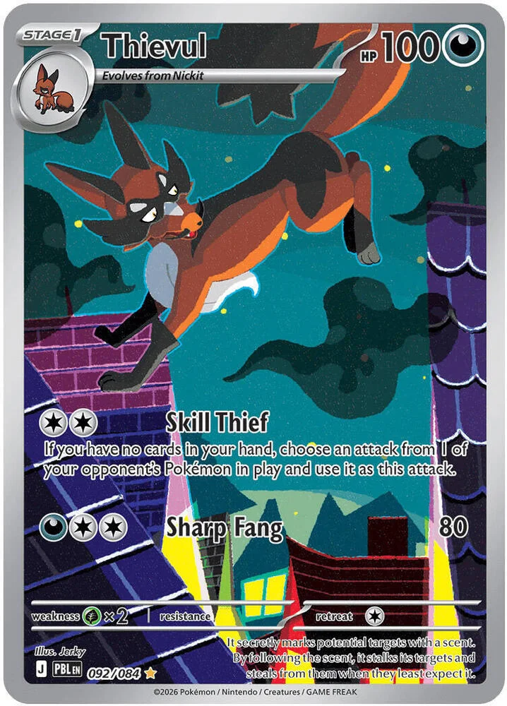 Carte Pokémon Thievul — Nuit Noire