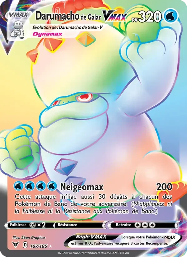 Carte Darumacho de Galar VMAX