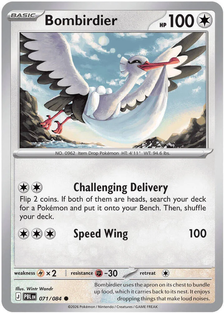 Carte Pokémon Bombirdier — Nuit Noire
