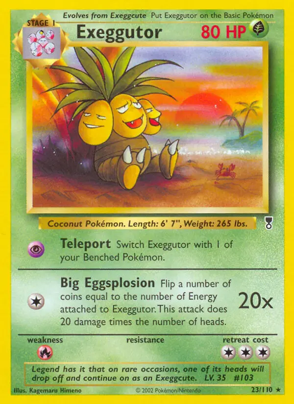 Carte Pokémon Noadkoko — Legendary Collection