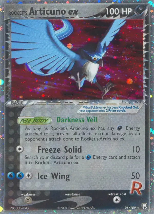 Carte Pokémon Rocket's Artikodin ex — EX Team Rocket Returns