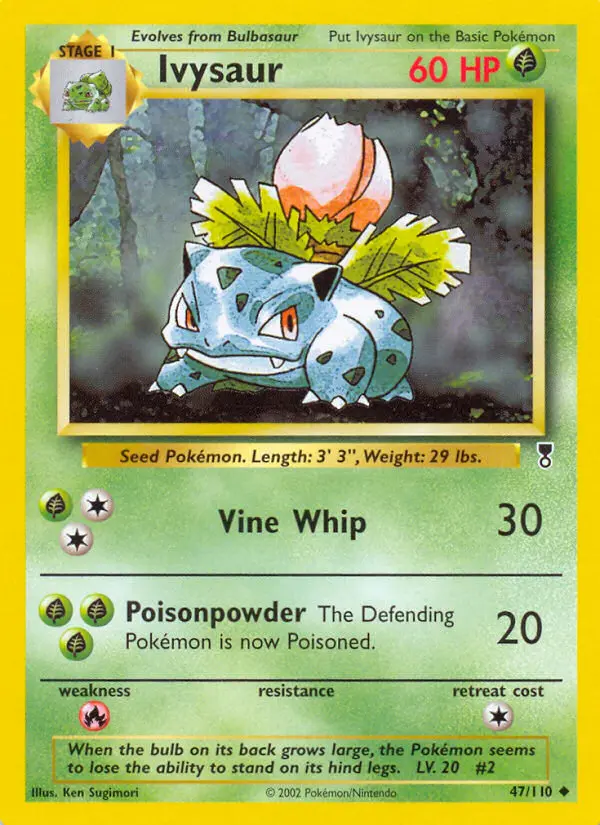 Carte Pokémon Herbizarre — Legendary Collection