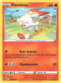 Carte Pokémon Scorbunny — Promos Épée et Bouclier