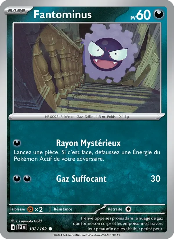 Carte Pokémon Fantominus — Forces Temporelles