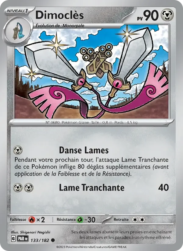 Carte Pokémon Dimoclès — Faille Paradoxe