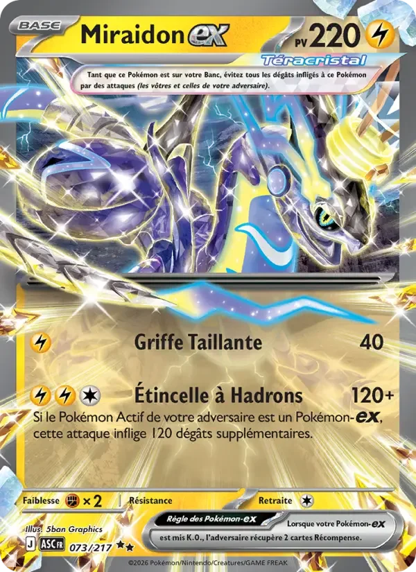 Carte Miraidon-ex