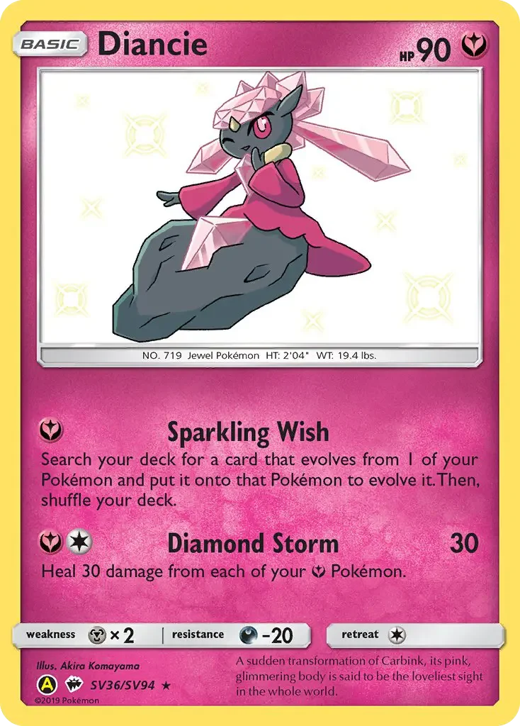 Carte Diancie