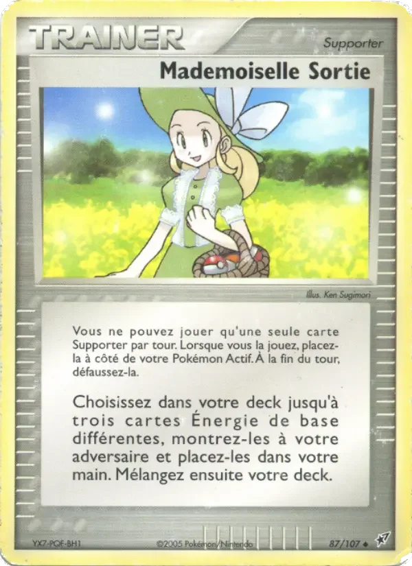 Carte Mademoiselle Sortie