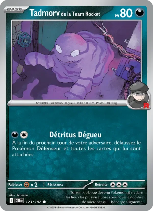 Carte Pokémon Tadmorv de la Team Rocket — Rivalités Destinées