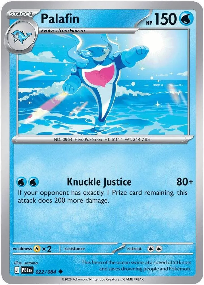 Carte Pokémon Palafin — Nuit Noire