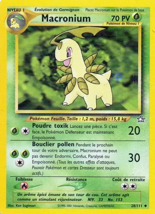 Carte Pokémon Macronium — Neo Genesis