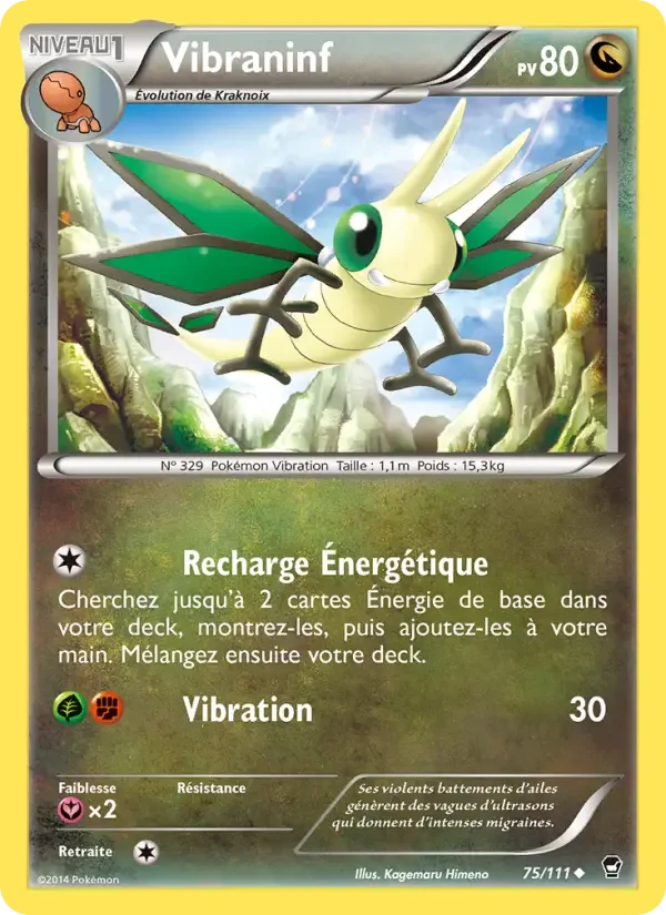 Carte Pokémon Vibraninf — Poings Furieux