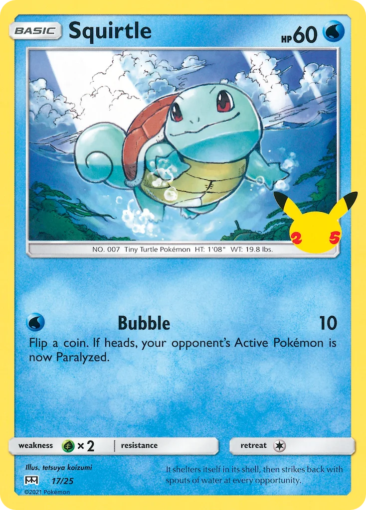 Carte Pokémon Carapuce — 2021 Promo McDonald's