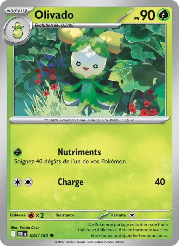 Carte Pokémon Olivado — Rivalités Destinées
